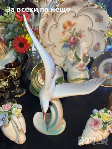 Hollóháza Hungary  Circa 1960 “ Гларусът” Код P1932, снимка 15 - Декорация за дома - 53731490