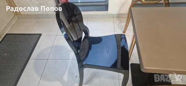 Стол прозрачен поликарбонат , снимка 2 - Столове - 53747170