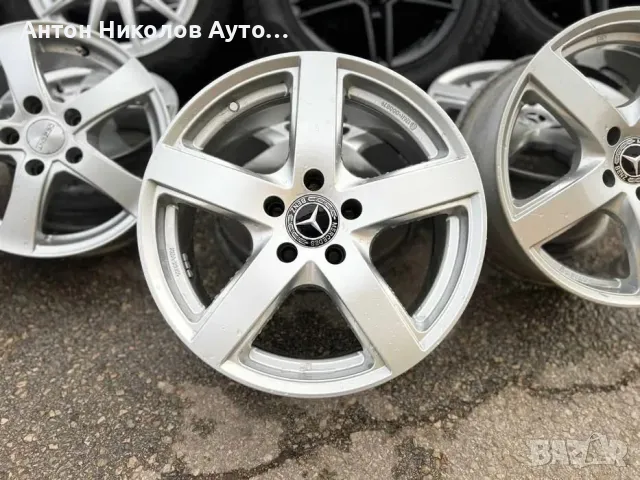 5х112 17 Джанти Mercedes C E Class W204 W205 W206 W212 W213 5x112 ЕТ 44 J 7.5 Централен отвор 66.6, снимка 3 - Гуми и джанти - 48718998