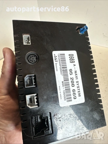 Дисплей за навигация за Chevrolet Captiva 2.2 VCDi 2012 г. – OEM 95200669, снимка 4 - Части - 53601115