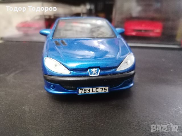 Колекционерски модел Peugeot - 206 CC, снимка 4 - Колекции - 46688752