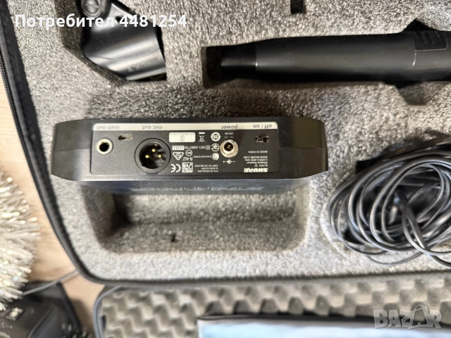 Микрофон Shure beta 58a комплект, снимка 3 - Микрофони - 52857995