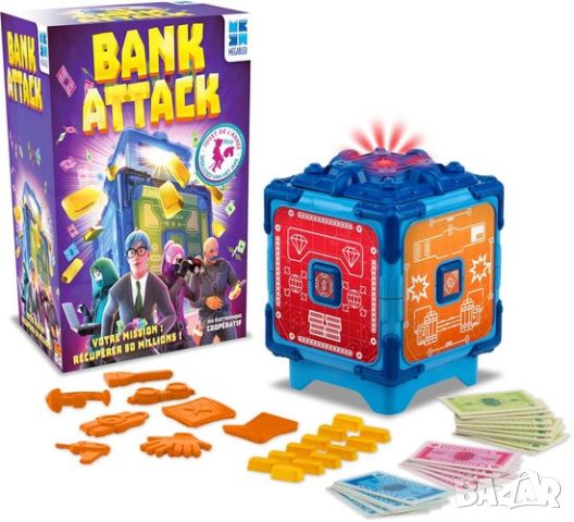 Семейна настолна  игра Bank Attack, снимка 1 - Други - 46487697