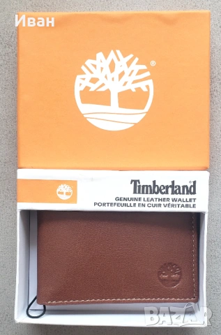 Нов, мъжки портфейл Timberland, снимка 8 - Портфейли, портмонета - 54040451