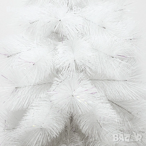 Изкуствена коледна елха - бяла, снимка 5 - Декорация за дома - 52658877