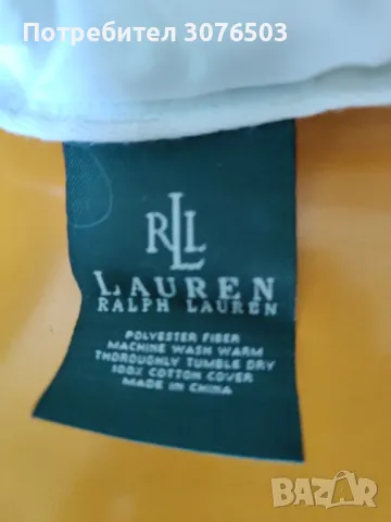 Polo Ralph Lauren Down Pillows X2 W/Pillowcases silk, снимка 2 - Възглавници - 47144190