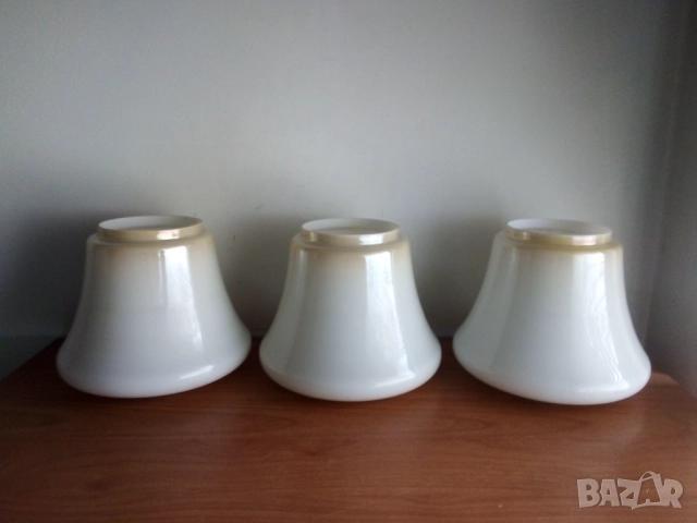 Плафони млечно стъкло