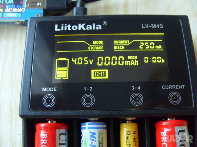 Професионално зарядно - LiitoKala Lii-M4S.  Българско упътване, снимка 13 - Друга електроника - 46392071