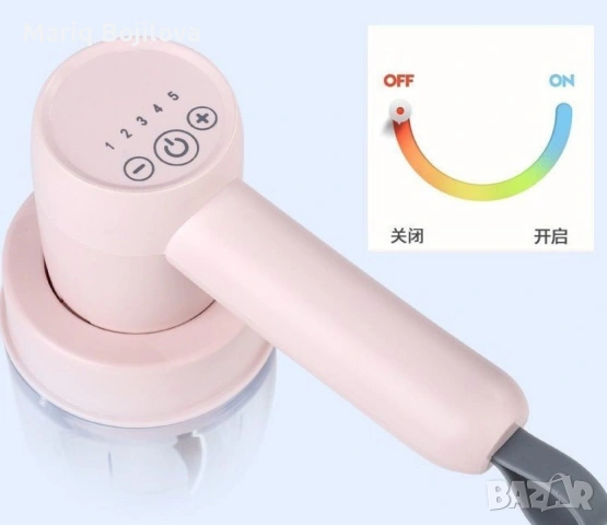 Чопър, Миксер 2 в 1 продукт с две приставки, USB зареждане, снимка 5 - Миксери - 53702158