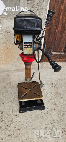 Немска монофазна настолна бормашина 500 вата , снимка 3 - Бормашини - 50611834