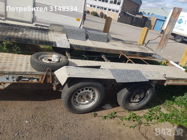 Солодна платформа за кола. 3500кг.4 нови гуми. 