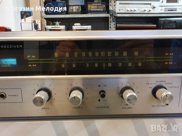 Ресийвър Kenwood KR-2200 В отлично техническо и визуално състояние. Радиото е с понижена чувствителн, снимка 6 - Ресийвъри, усилватели, смесителни пултове - 50791330