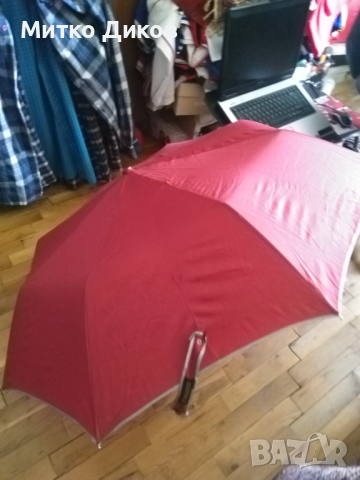 Долче Грималди женски марков чадър сгъваем с калъвче, снимка 12 - Други - 44978205