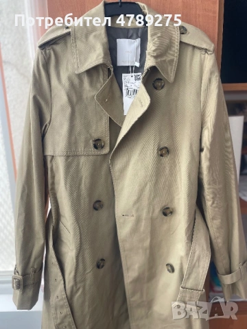 Нов тренчкот MANGO, снимка 4 - Палта, манта - 54122179