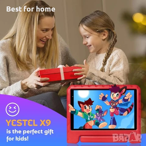 Детски таблет YESTEL с WiFi 6, Android 13, 7GB RAM + 64GB ROM, снимка 6 - Образователни игри - 50747454