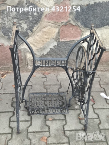 Крака за машина SINGER, снимка 9 - Антикварни и старинни предмети - 53335983