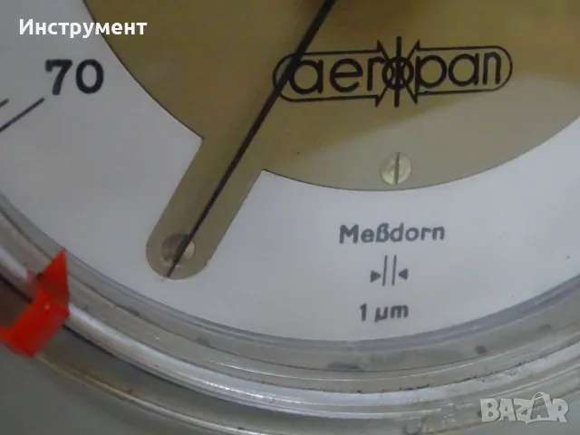 Уред за активен контрол VEB Massi AEROPAN B-IV dual air gauge 3-5kp/cm2, снимка 4 - Резервни части за машини - 47190646