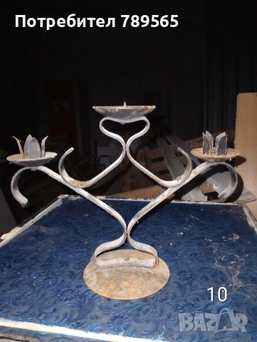 Ковани свещници, снимка 4 - Декорация за дома - 53830691