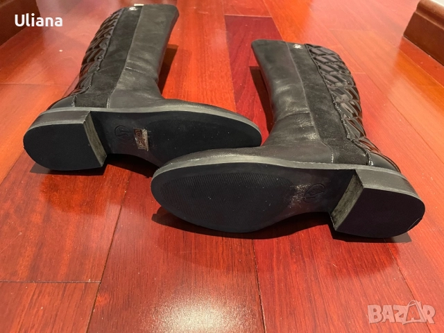 Дамски ботуши Armani кожа, снимка 3 - Дамски ботуши - 51921734