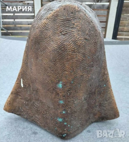 Модернистична медна скулптура, втора половина на ХХ век, снимка 7 - Антикварни и старинни предмети - 53755846