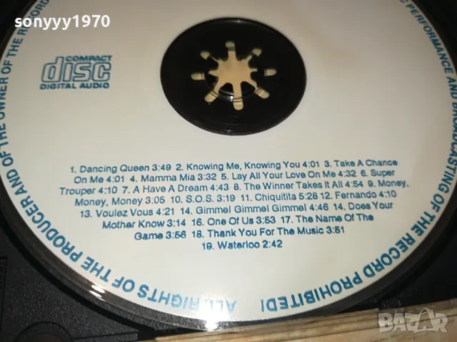 ABBA GOLD CD 3003251856, снимка 5 - CD дискове - 49700230