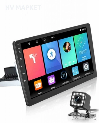 Стерео уредба за кола 1 Din Bluetooth радио за кола с поддръжка на резервна камера GPS навигация/WiF, снимка 8 - Аксесоари и консумативи - 53684781