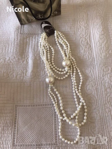 Перлено колие в оригинална опаковка, ново, снимка 5 - Колиета, медальони, синджири - 50861872