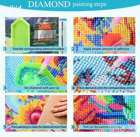 Икона Дева Мария Богородица Младенеца 5D гоблен диамантен картина мозайка за направа схема камъчета, снимка 2 - Гоблени - 50146294