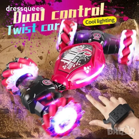 4655 Детска Количка с Управление Чрез Жестове и Светлинни Ефекти, снимка 10 - Коли, камиони, мотори, писти - 53821781