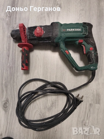 продавам перфоратор Parkside в добро състояние ,не е ползван много с нормални следи от употреба ., снимка 4 - Други инструменти - 54172354
