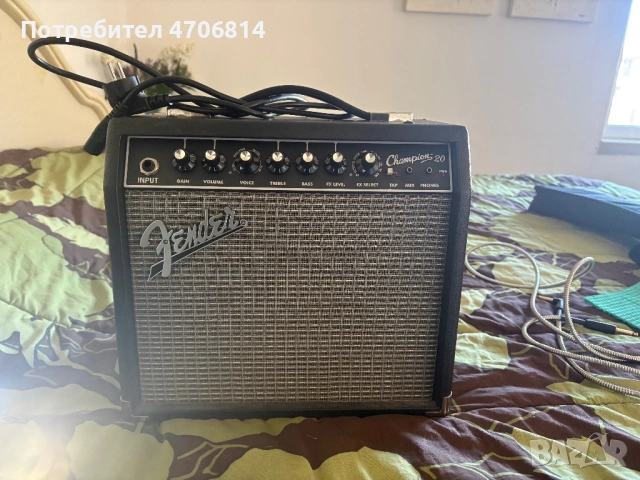 Китара,Усилвател,Калъф,Кабел 