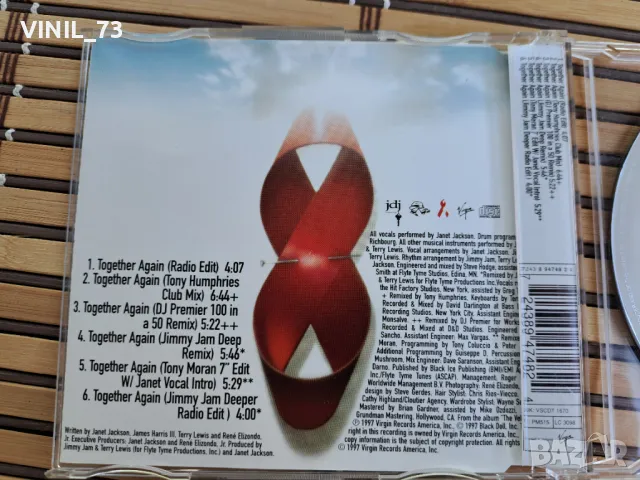 Janet – Together Again, снимка 3 - CD дискове - 50370604