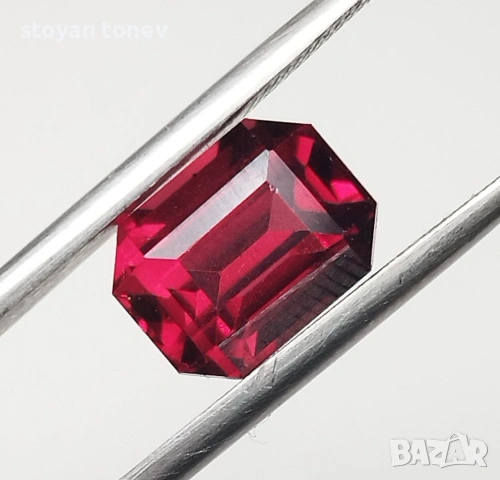Рядък 3.51 каратов  кърваво червен транат от Африка,натурален, нетретиран! , снимка 8 - Други - 53751901