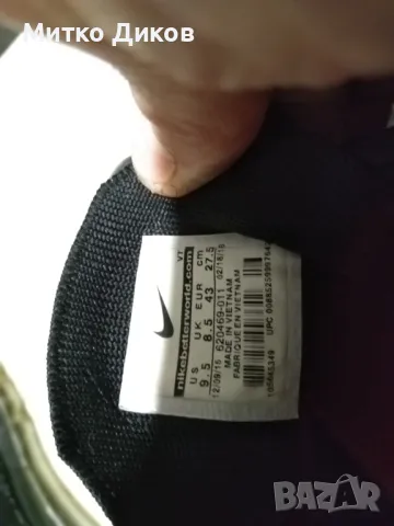 Маратонки маркови на Найк Nike FLYknit Max UK 8.5  US 9.5 селка 275мм №43т, снимка 15 - Маратонки - 50024582
