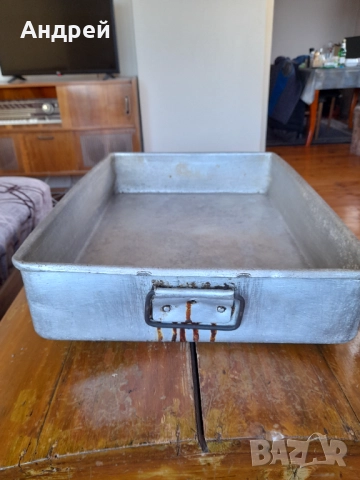 Стара алуминиева тава,тепсия #18, снимка 2 - Други ценни предмети - 51945733