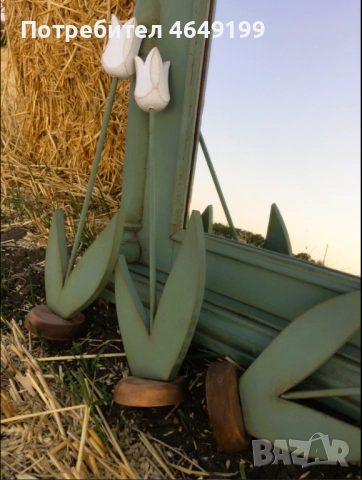 Дървени лалета, снимка 5 - Декорация за дома - 52639045