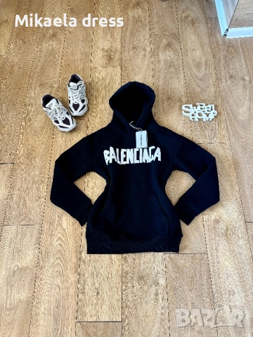 Balenciaga!Страхотно топло ежедневно худи Balenciaga.С М Л размер, снимка 2 - Суичъри - 52150536