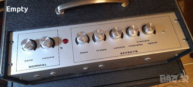 Лампов китарен усилвател с кабинет, снимка 4 - Ресийвъри, усилватели, смесителни пултове - 53900008