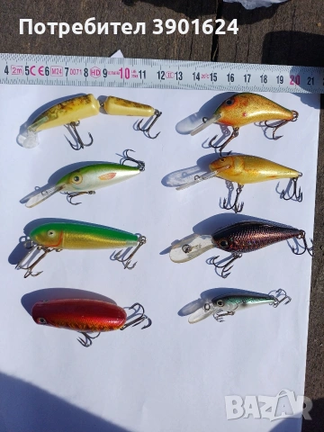 воблери за кефал ( клен) и щука , снимка 7 - Такъми - 53872875