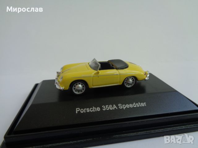  SCHUCO 1:87 H0 PORSCHE 356 КОЛИЧКА МОДЕЛ, снимка 2 - Колекции - 46218673