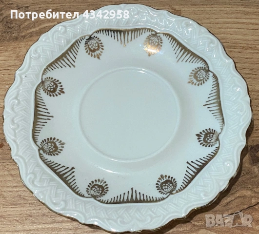 ELFENBEIN PORZELLAN. 1950 г. Подложка за чаша.