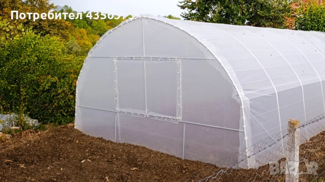 Поцинковани оранжерий с покритие професионално фолио 