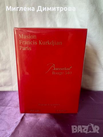 Maison Francis Kurkdjian Baccarat Rouge 540 - Extrait de Parfum унисекс 70 мл, снимка 1 - Унисекс парфюми - 46620488