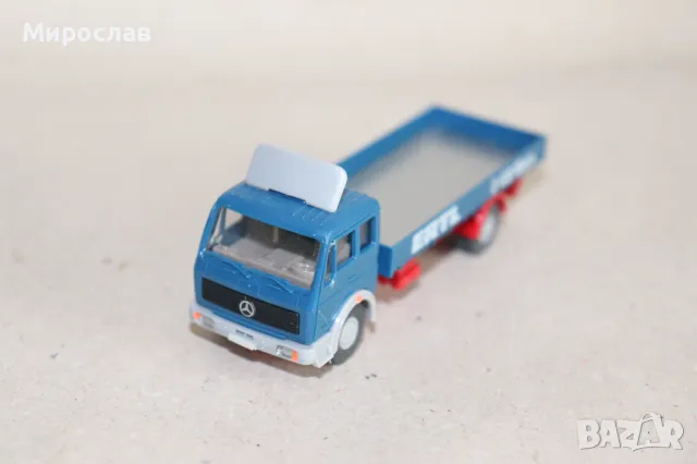 WIKING 1:87 H0 MERCEDES BENZ КАМИОН TIR МОДЕЛ КОЛИЧКА, снимка 2 - Колекции - 49651079