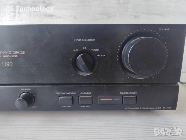 Японски усилвател SONY TA-F190, снимка 4 - Ресийвъри, усилватели, смесителни пултове - 53207154