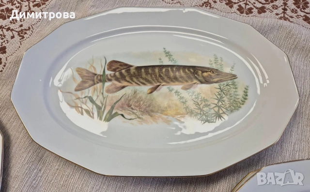Сервиз риби, Bavaria , снимка 2 - Сервизи - 53955307