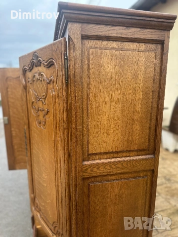 Голяма ретро холна секция с витрина, снимка 6 - Секции и витрини - 53958307