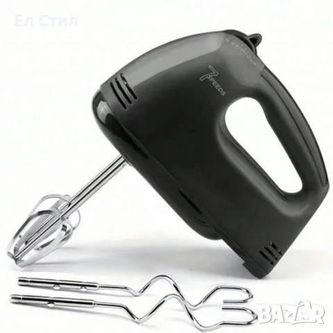 Ръчен миксер – 250W мощност, 7 скорости и 4 бъркалки за бързо и удобно готвене, снимка 5 - Миксери - 53573930