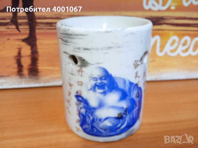 керамичен свещник Буда от Малайзия, снимка 3 - Декорация за дома - 45770173