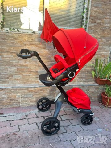 Stokke Xplory v6 пълен комплект бебешка- детска количка v, снимка 18 - Детски колички - 45725079